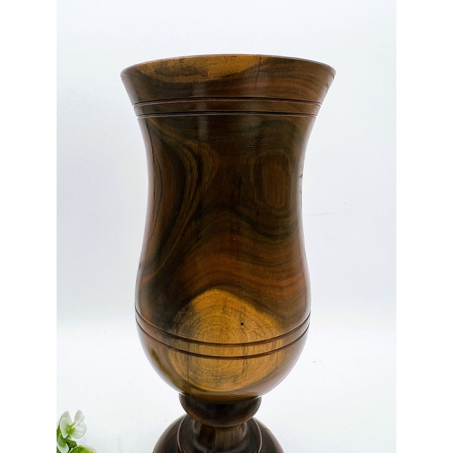 Beautiful Hand-Turned Treenwood Vase