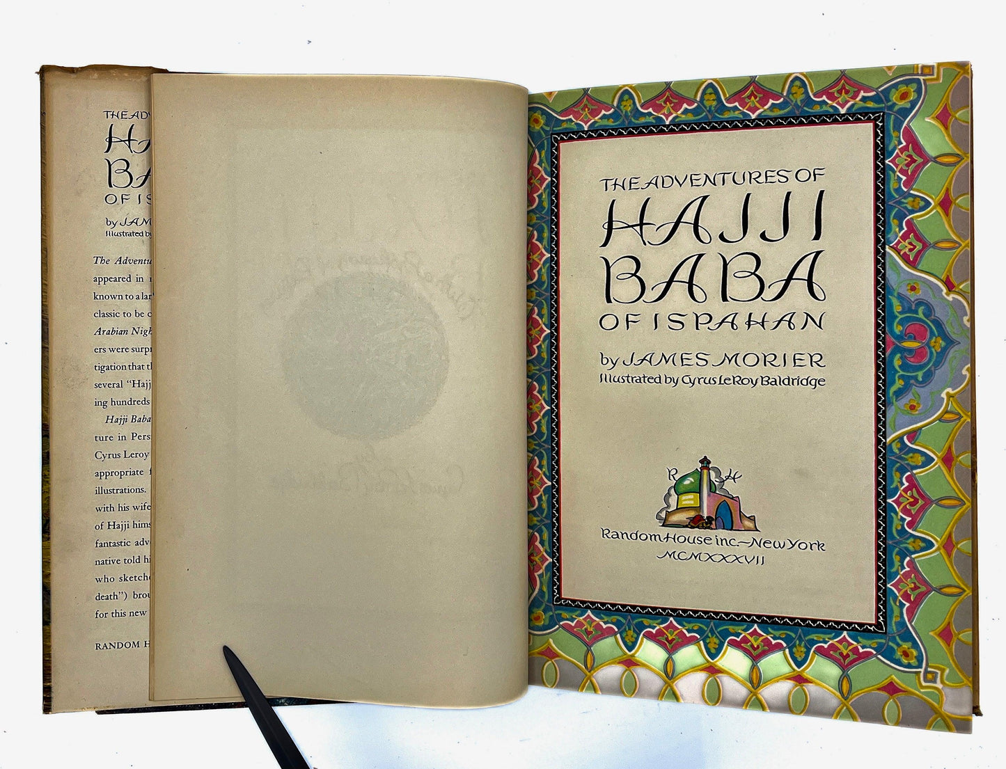 The Adventures of Hajji Baba of Ispahan, by James Morier (1937) - That’s My JAmm