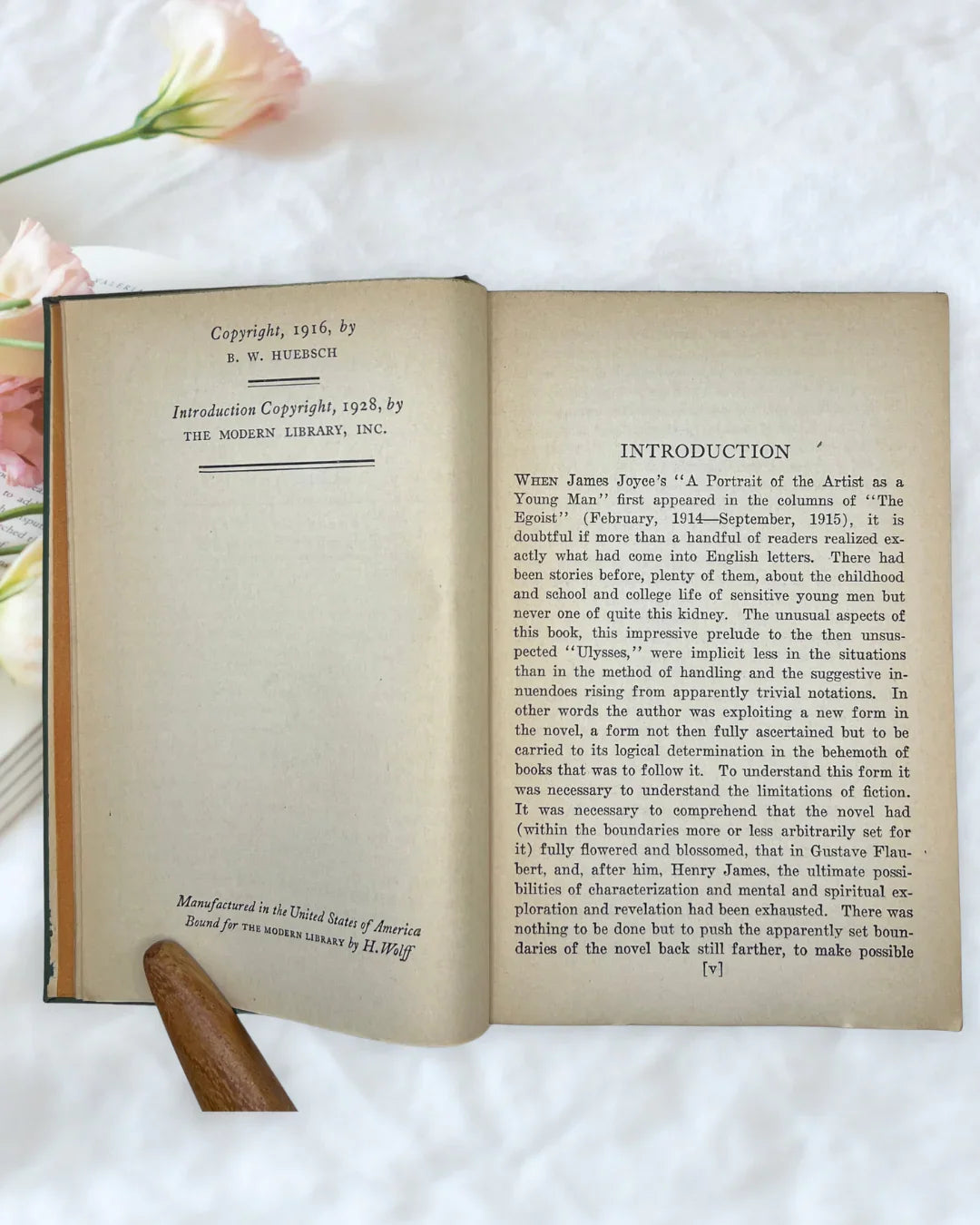 Vintage A Portrait of the Artist as a Young Man James Joyce Modern Library Book