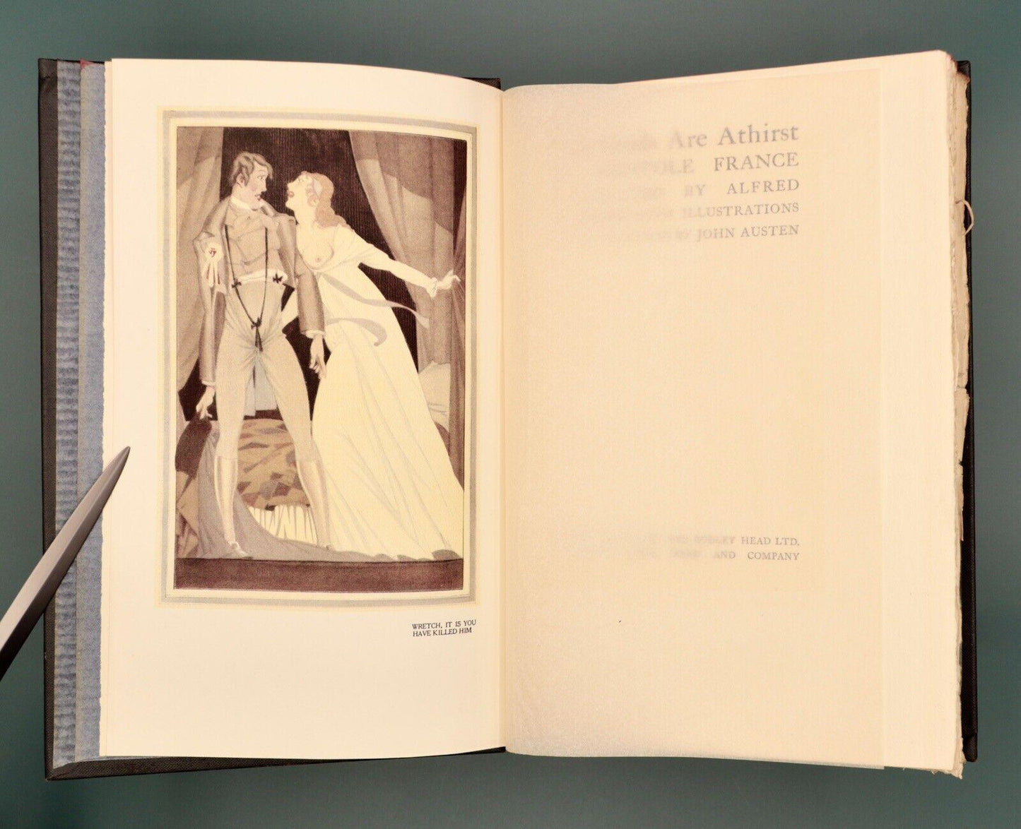 The Gods Are Athirst, by Anatole France, 1927 Illustrated Edition - That’s My JAmm