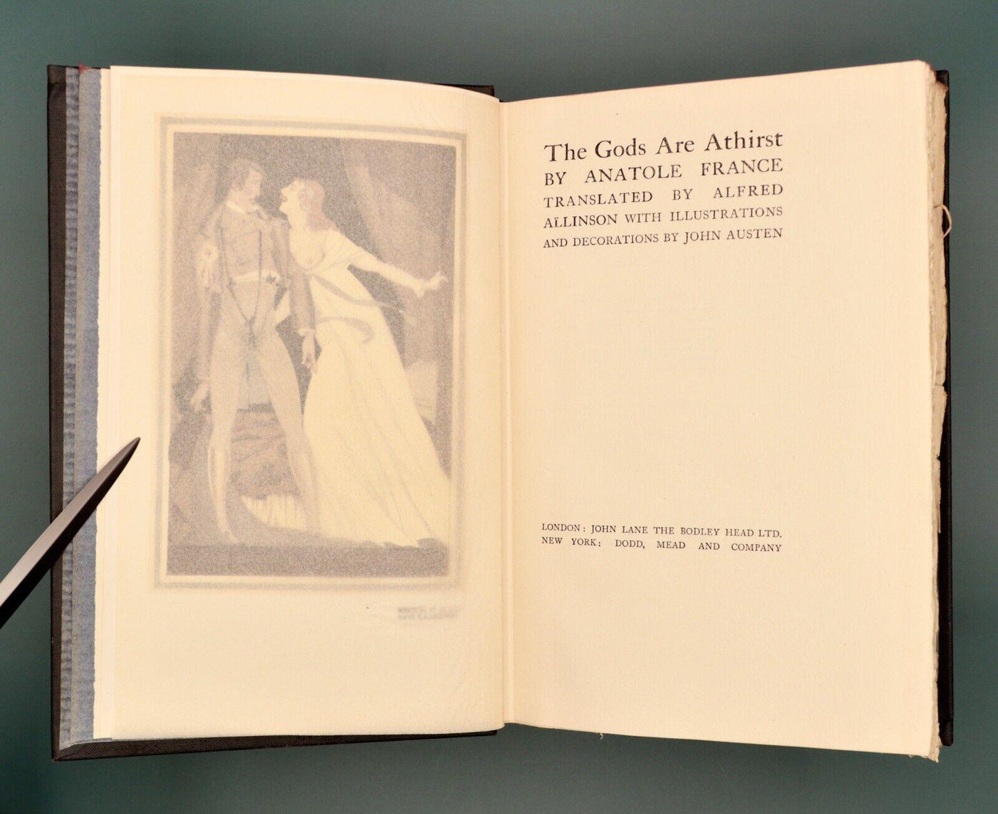 The Gods Are Athirst, by Anatole France, 1927 Illustrated Edition - That’s My JAmm