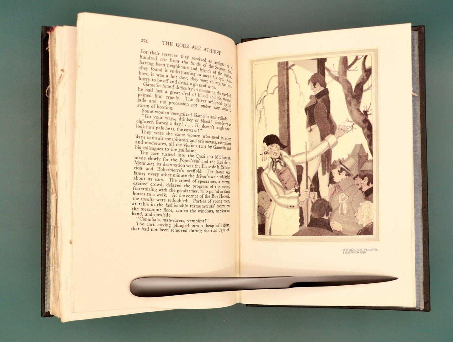 The Gods Are Athirst, by Anatole France, 1927 Illustrated Edition - That’s My JAmm