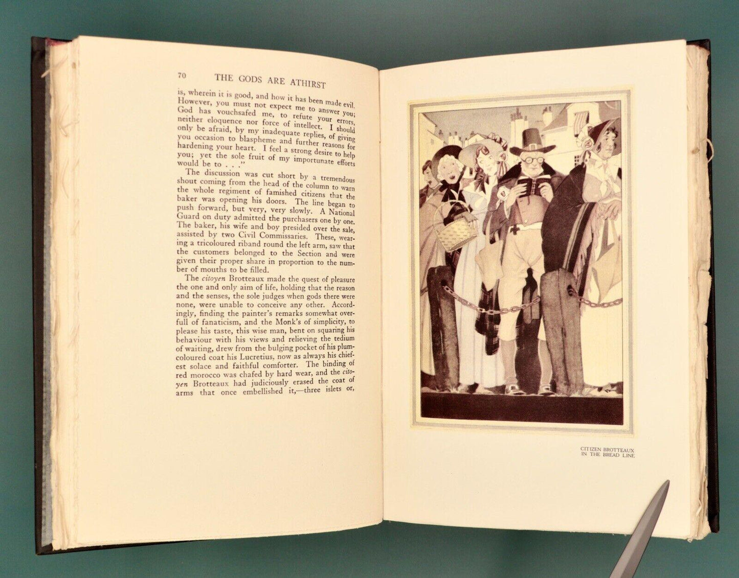 The Gods Are Athirst, by Anatole France, 1927 Illustrated Edition - That’s My JAmm