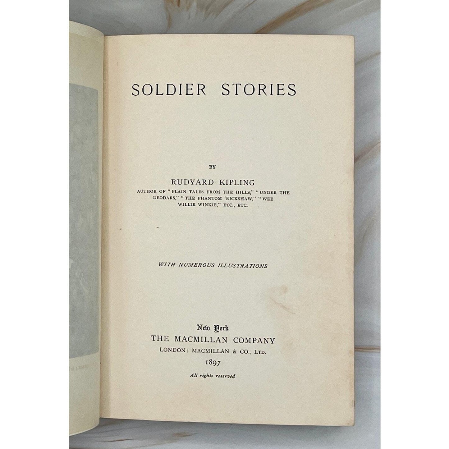 Soldier Stories, by Rudyard Kipling (1897, Second Printing) - That’s My JAmm