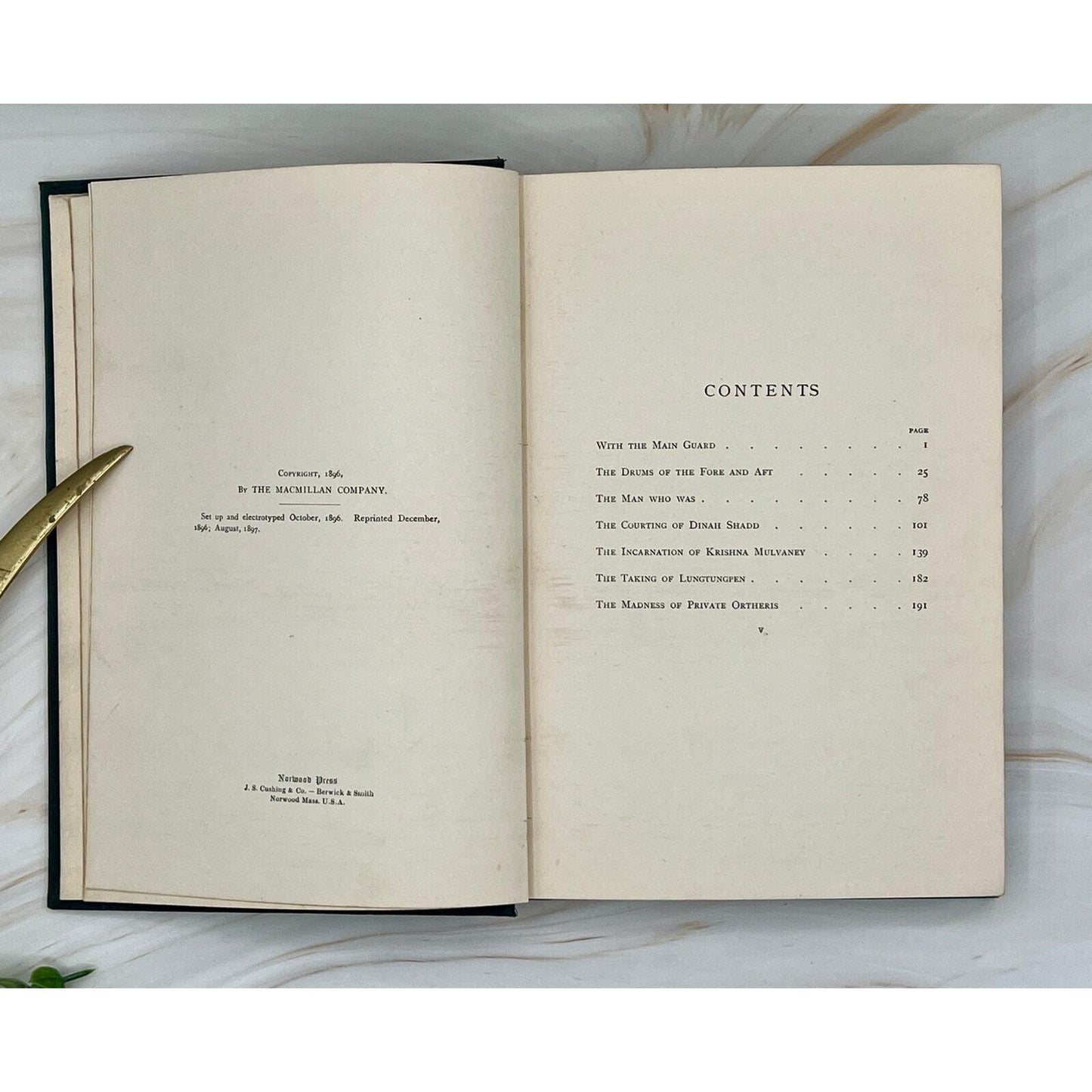 Soldier Stories, by Rudyard Kipling (1897, Second Printing) - That’s My JAmm