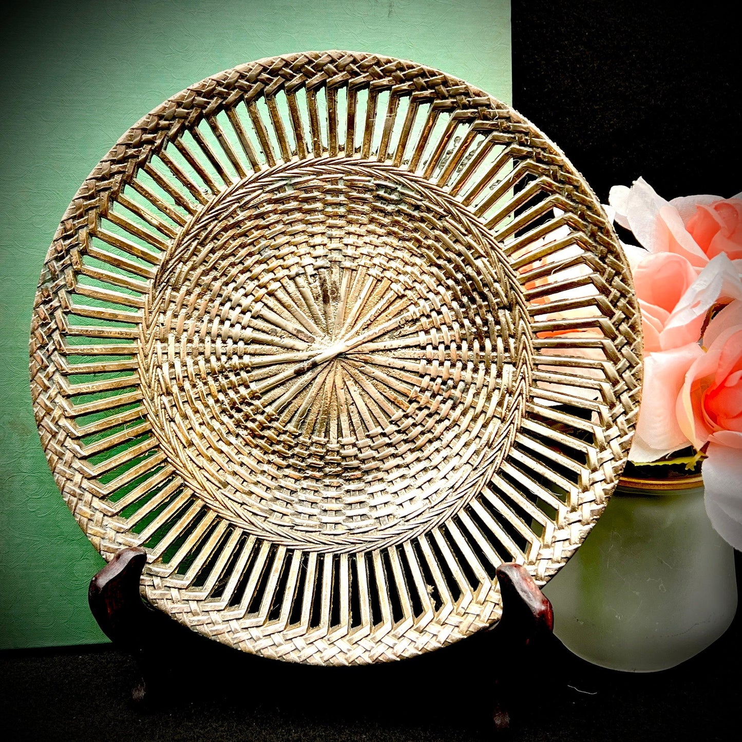 Italian Vintage Reticulated Brass Bowl - That’s My JAmm