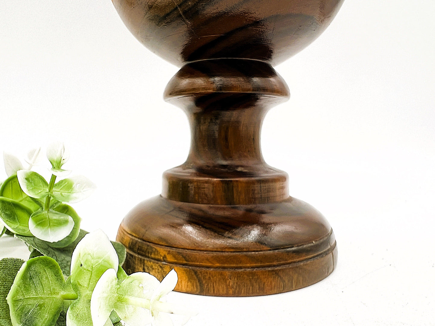Beautiful Hand-Turned Treenwood Vase - That’s My JAmm