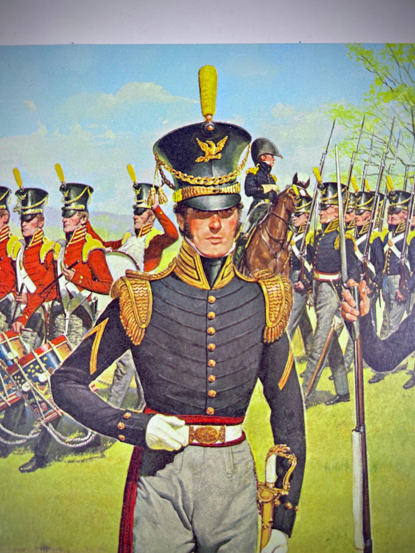 American Soldiers in 1827 and 1836 Lithographs by Hugh McBarron Jr, 1966 - That’s My JAmm
