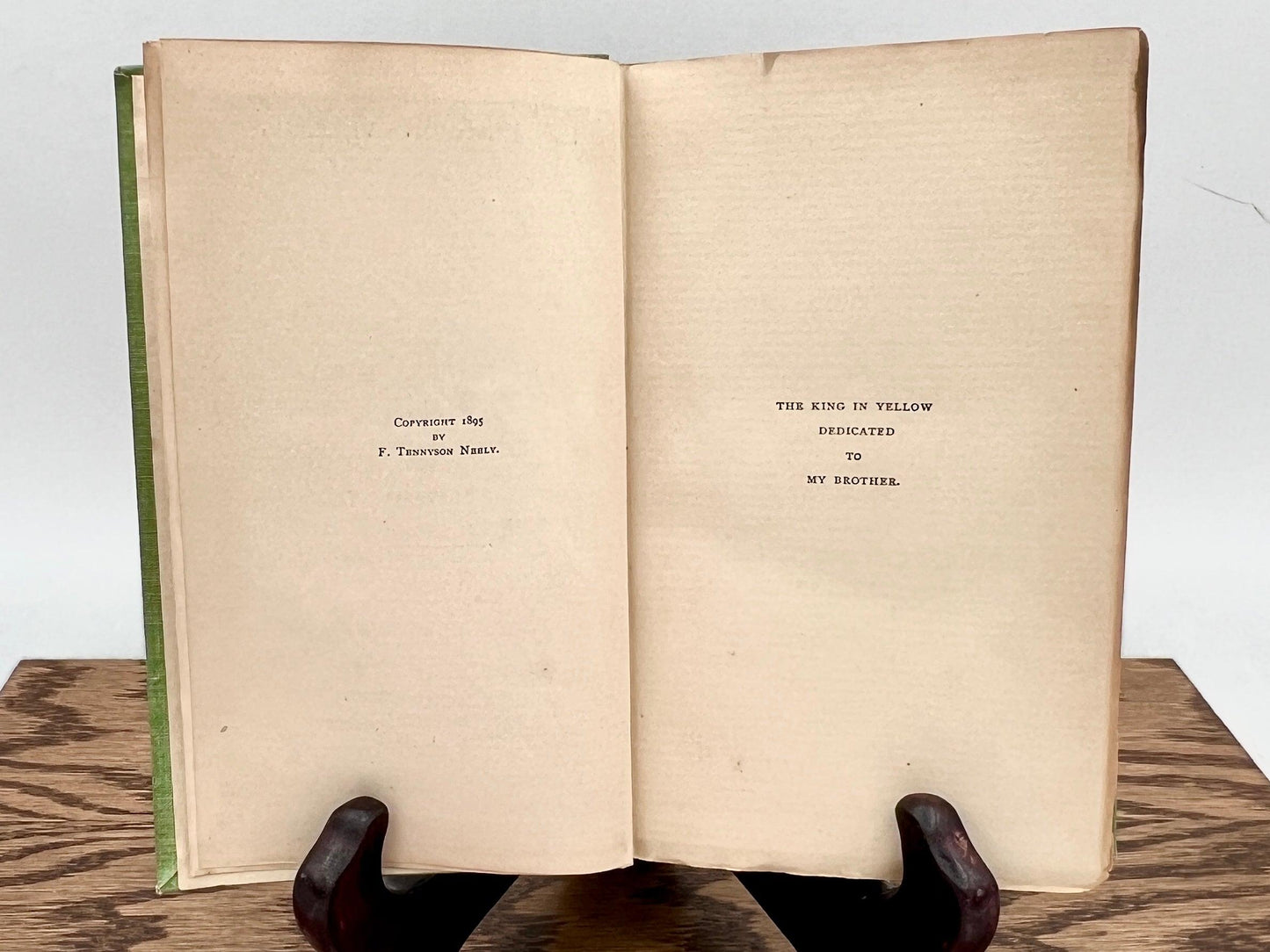 The King in Yellow - Robert Chambers, Signed and Inscribed 1895 First Edition - That’s My JAmm