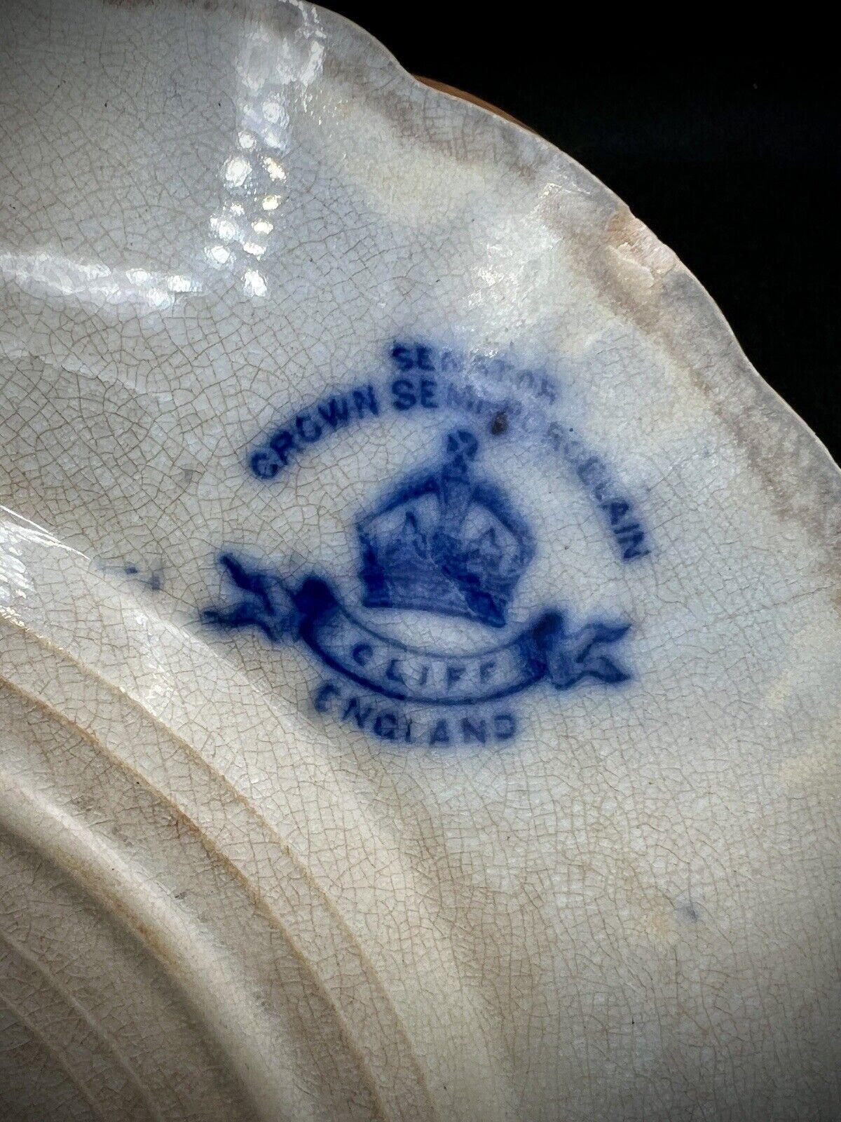Senator Crown Semi-Porcelain Flow Blue Plate, Cliff England, 1878-1904 - That’s My JAmm