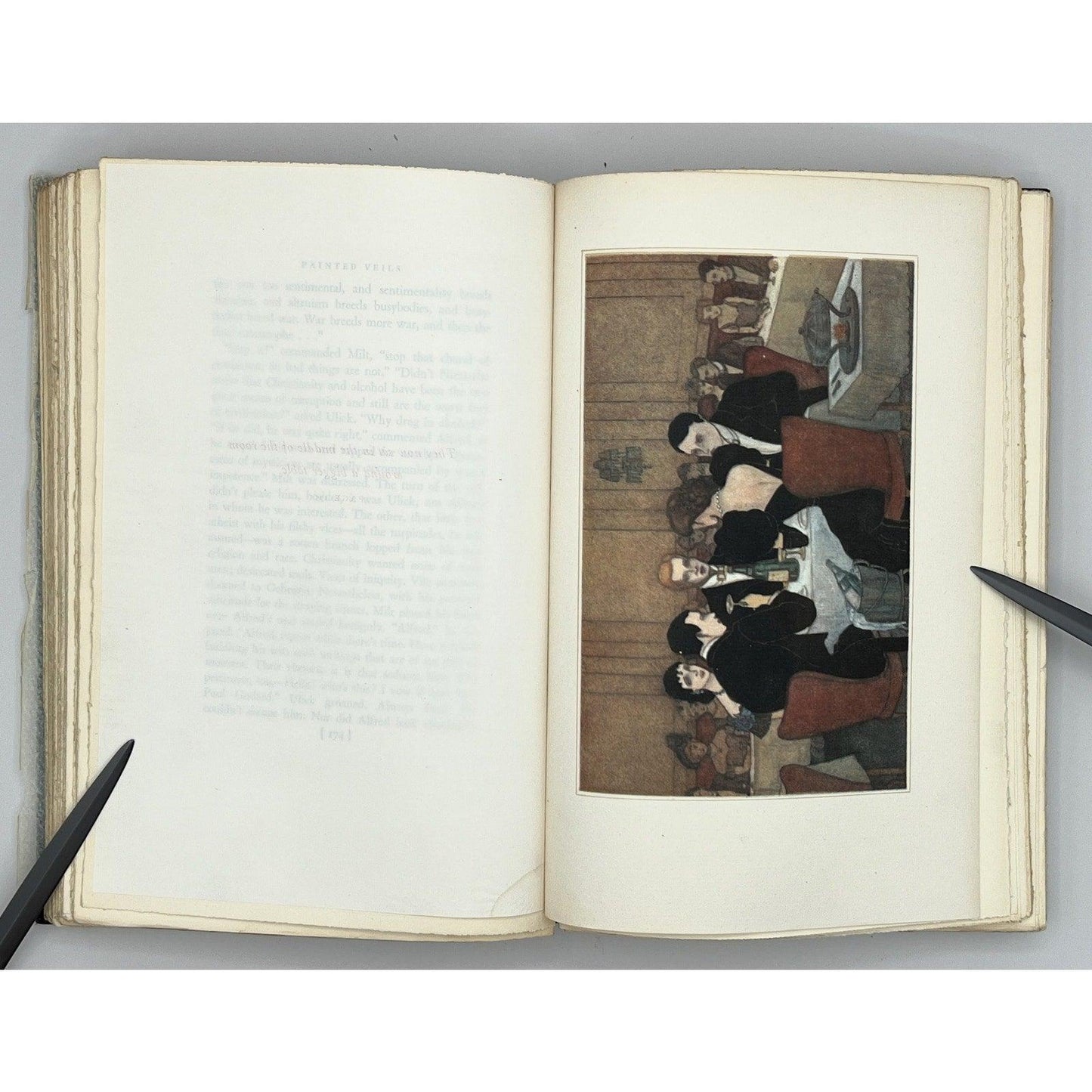 Painted Veils by James Huneker, Rare 1929 Illustrated Editorial Copy - That’s My JAmm