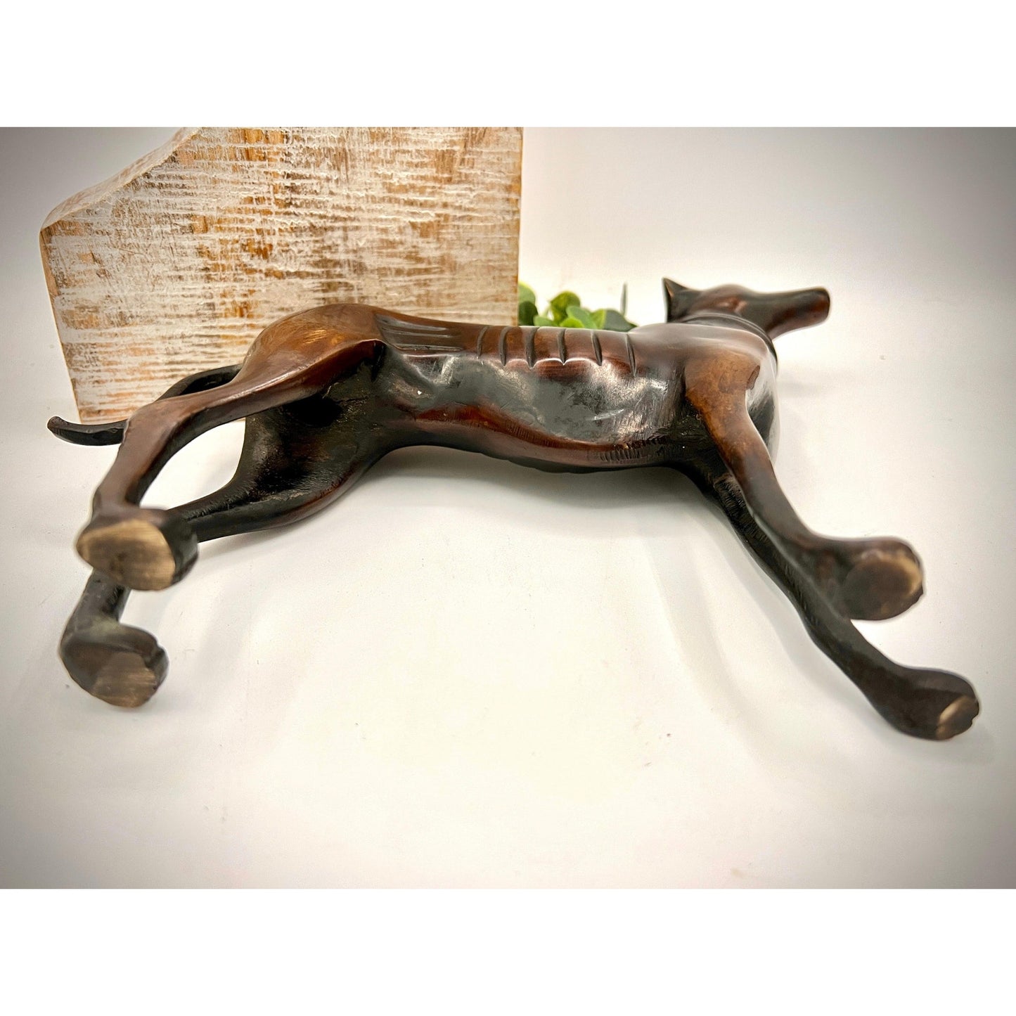 Bronze Vintage Greyhound Figurine