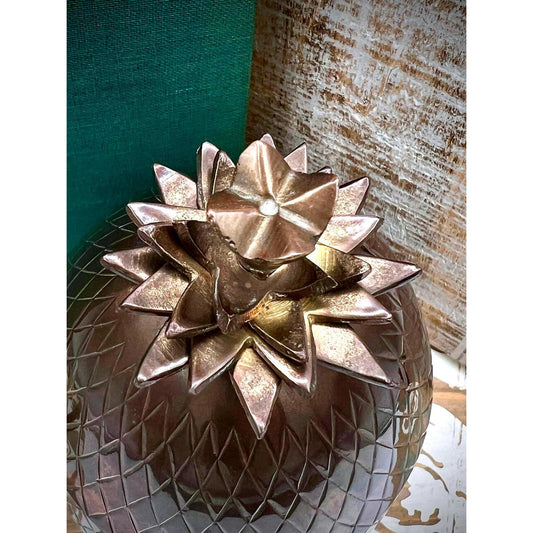 Vintage Nora Fenton Design Pineapple Shaped Decorative Box