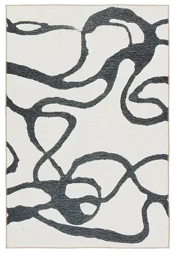 Jaipur Living Ibis Cosme Abstract Turkish Area Rug - 2' 6" x8' - Modern, Pet-Friendly & Indoor/Outdoor