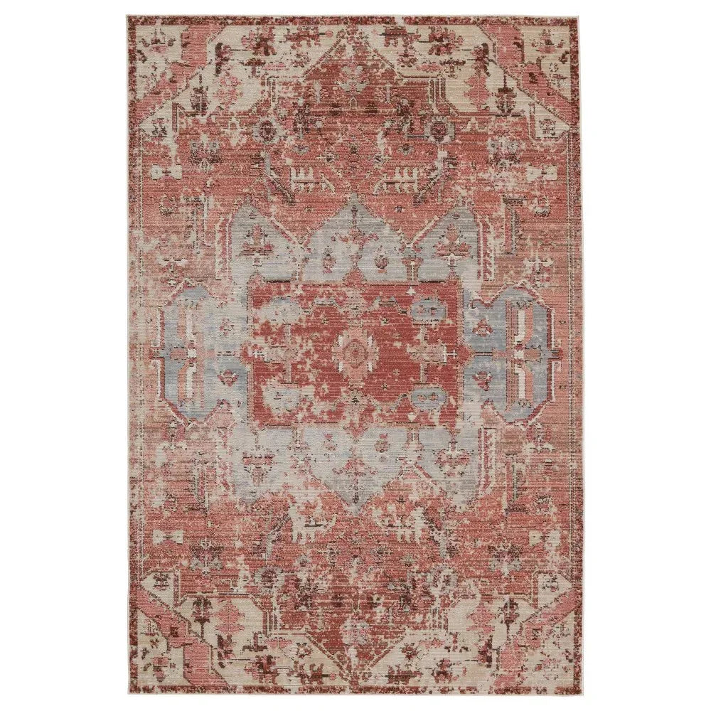 Jaipur Living Swoon Priyah Distressed Accent Rug - 2'6" x 4' - Pink/Grey