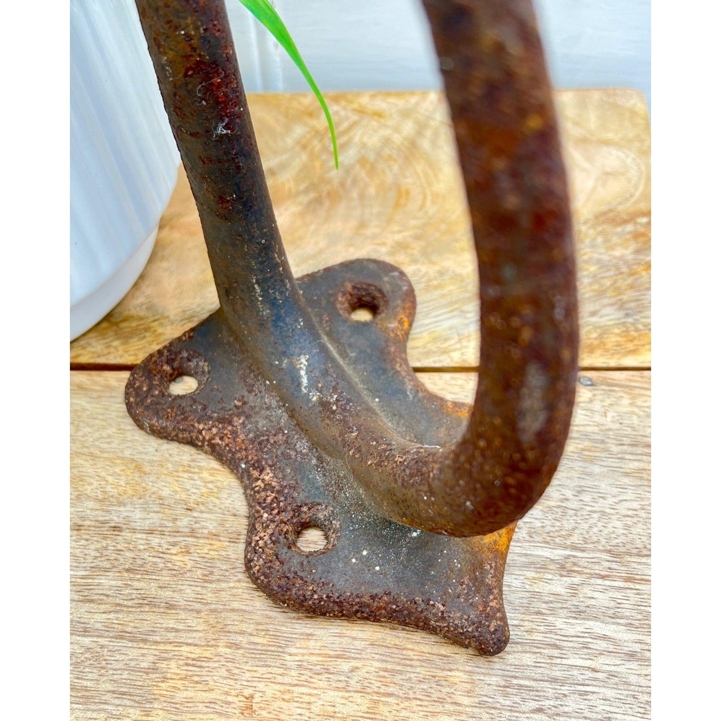 Large Antique Rustic Iron Tackle Hook Hanger - That’s My JAmm