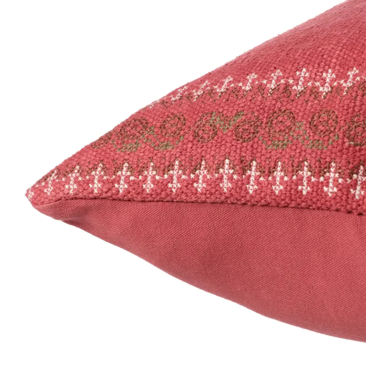 Jaipur Living "Puebla" Artisan Wool Throw Pillow | 22x22 | Tandoori Spice Tribal- NEW IN PACKAGE