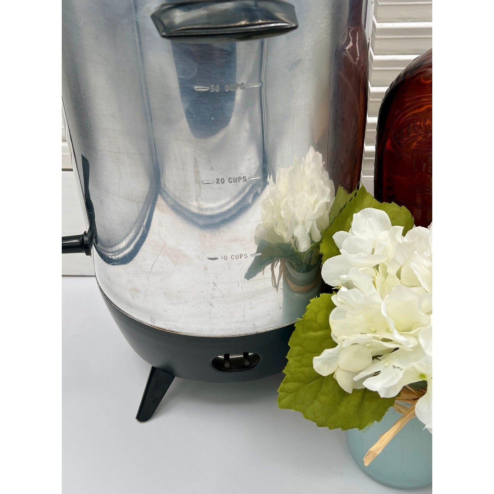 Vintage Mirro-Matic 30 Cup Electric Percolator M-0130, Missing Cord