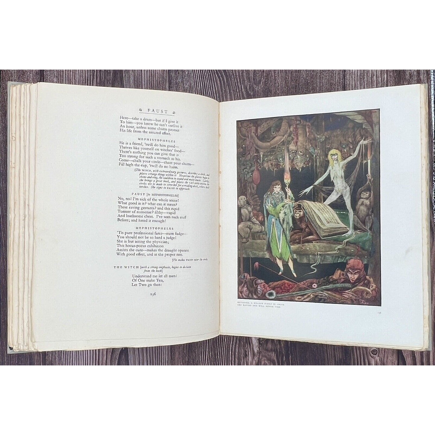 Faust, by Goethe, Illustrated by Harry Clarke, 1925 Illustrated Edition, Signed