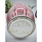 Italian Pink, Gray, and White Large Vase