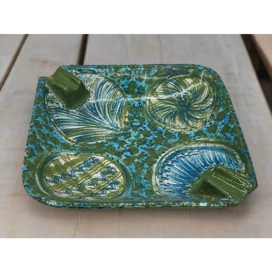 Stunning Vintage Bitossi Raymor Italian Mid-Century Modern Ceramic Cigar Ashtray