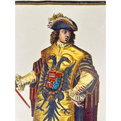 Vintage Military Uniform Prints Set of 3 Kaiserlicher Herald Artillerie