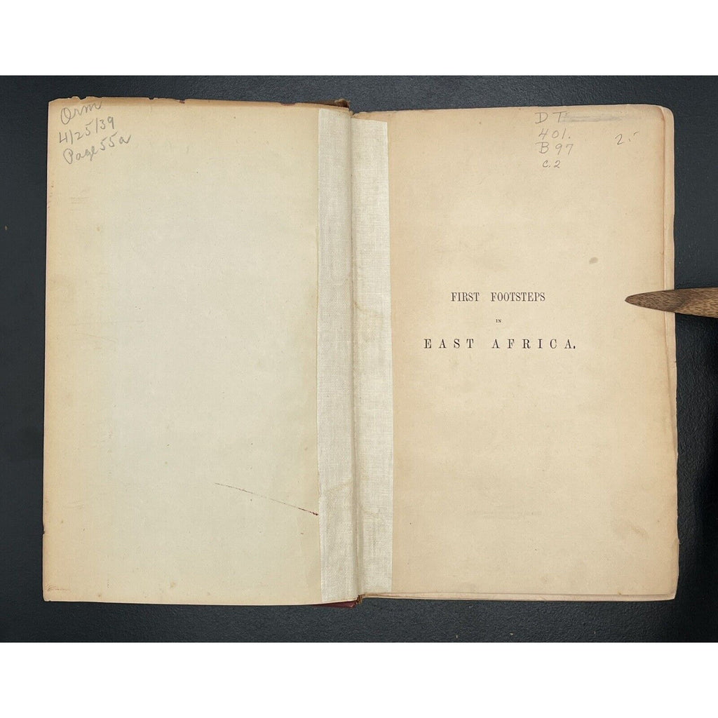 First Footsteps in East Africa, Richard F Burton, 1856 1st Edition