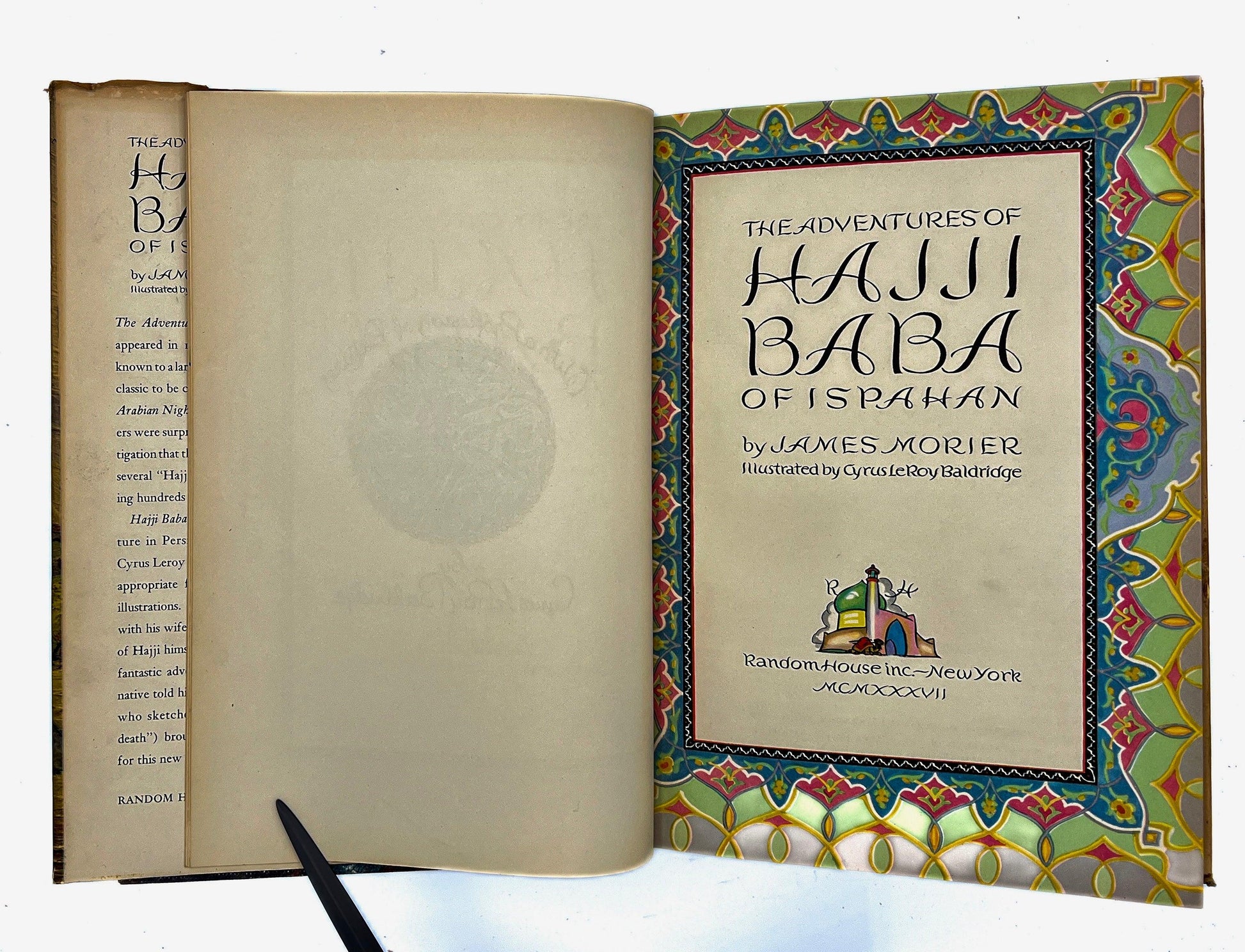 The Adventures of Hajji Baba of Ispahan, by James Morier (1937) - That’s My JAmm