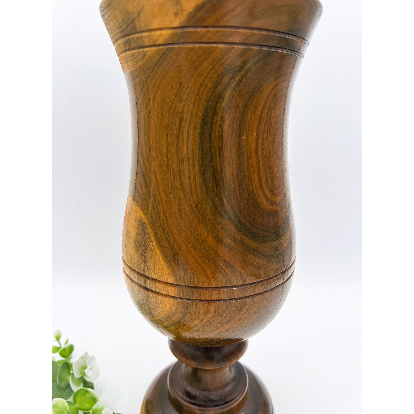 Beautiful Hand-Turned Treenwood Vase