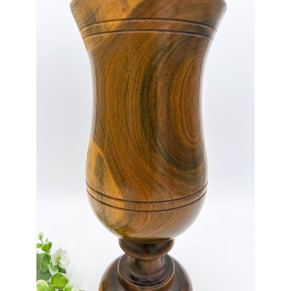 Beautiful Hand-Turned Treenwood Vase