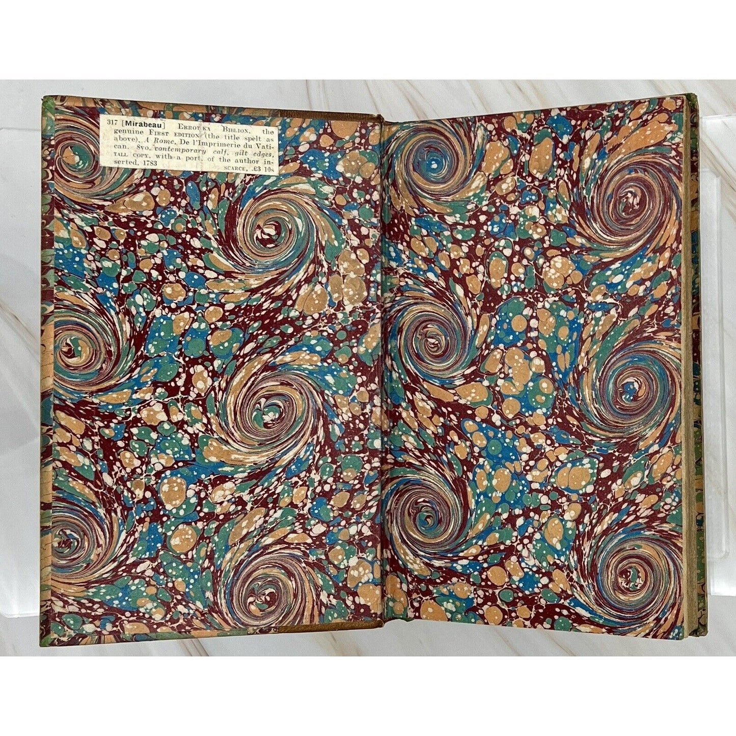 Errotika Biblion, de Mirabeau, 1783 First Edition