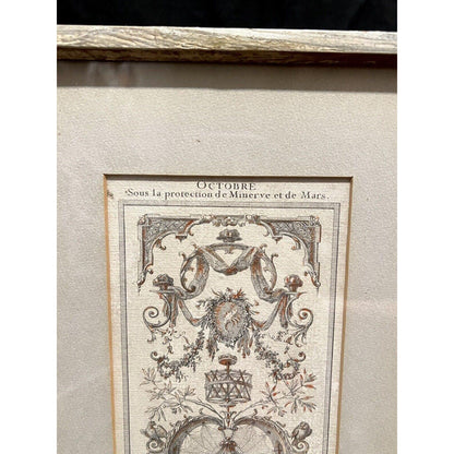 Les Doize Mois Grotesques by Claude Audran- Oct Nov Dec