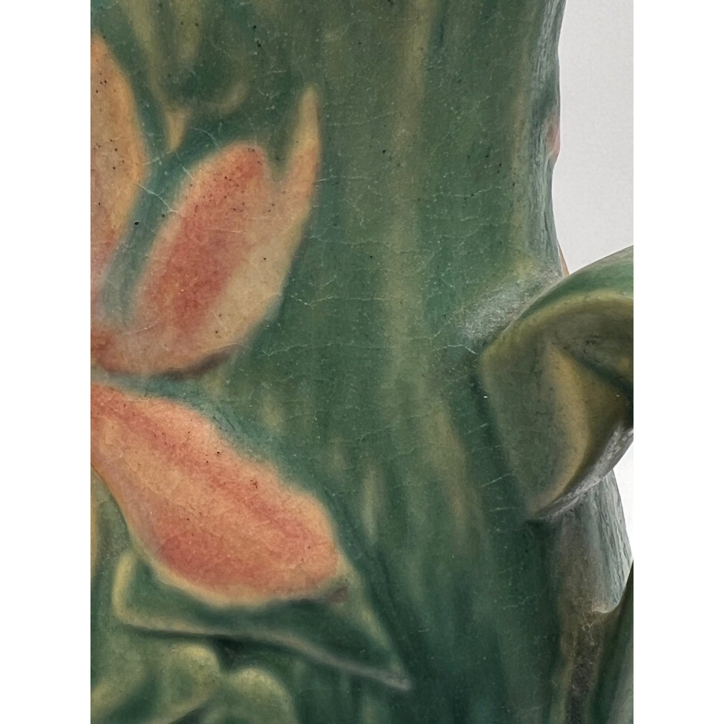 Roseville Pottery Clematis Double-Handled Vase