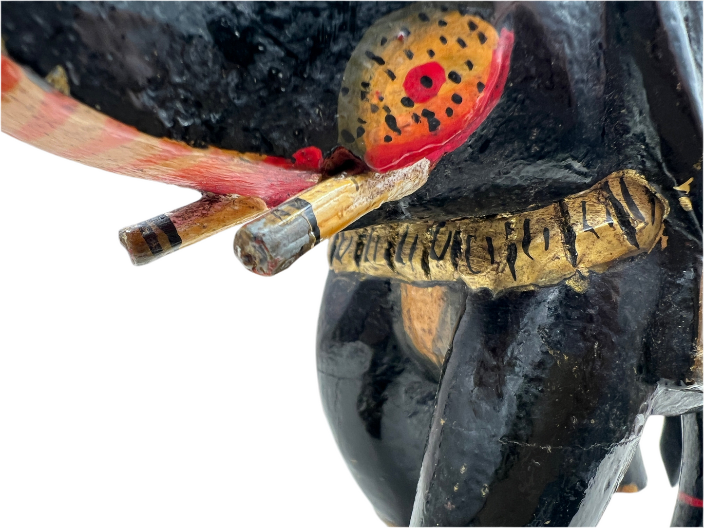 Handcrafted Decorative Wooden Elephant Figurine