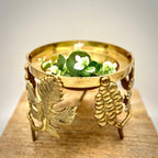 Vintage Brass Ambrosia Handmade Urli Bowl