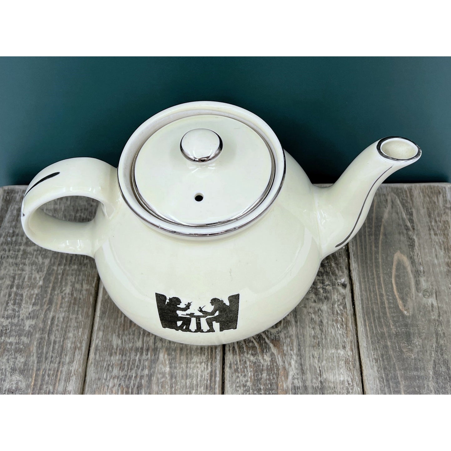 Vintage Hall China Silhouette Streamline Teapot