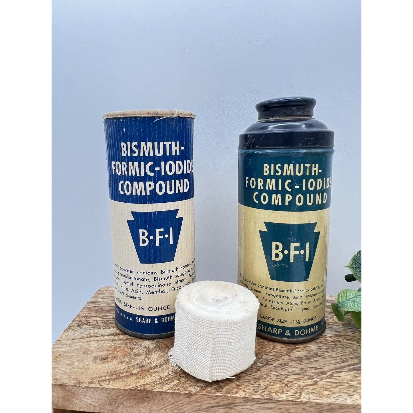 Various Antique First Aid Supplies, Johnson & Johnson, ER Squibb & Sons, etc