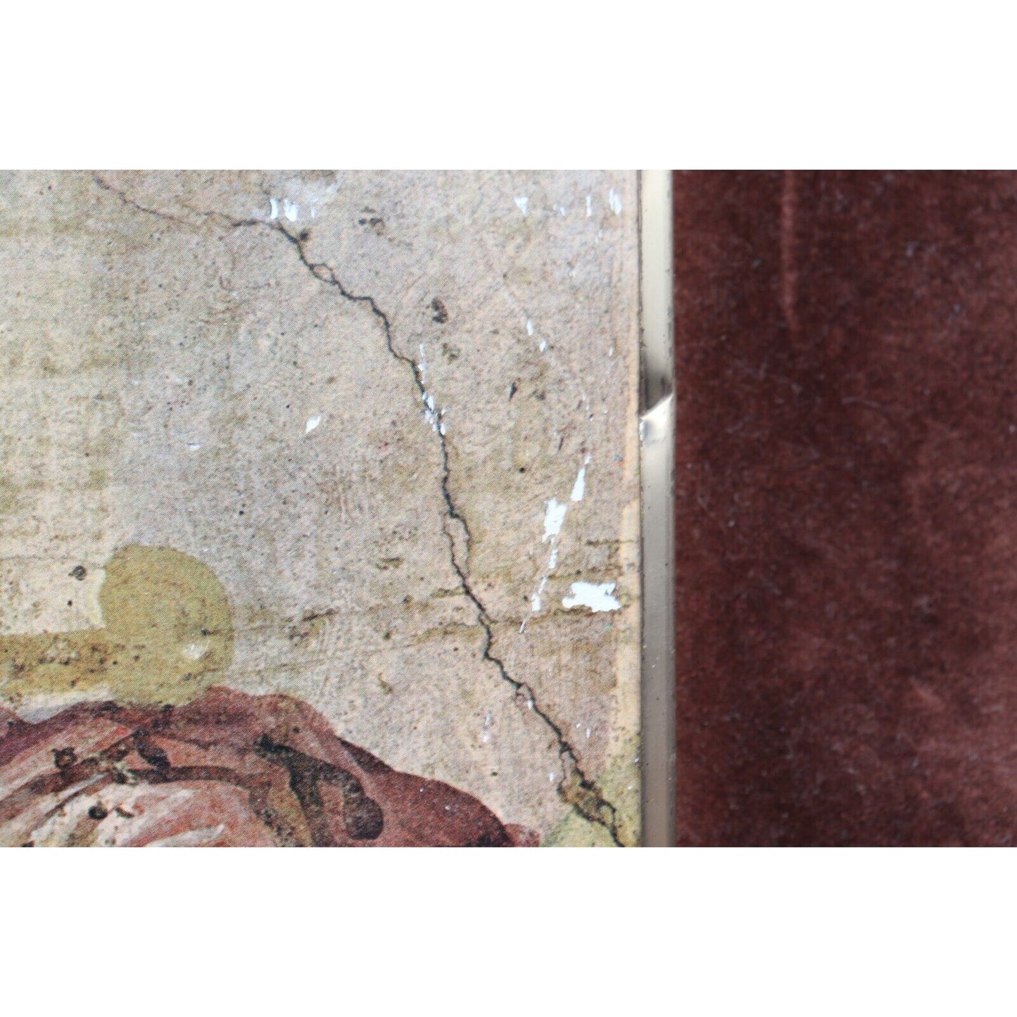 Vintage 16" x 12" Brigita del Forno #041 Pompeian Painting on Velvet