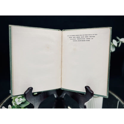 Nowadays 1918 Lord Dunsany Four Seas Company First Edition