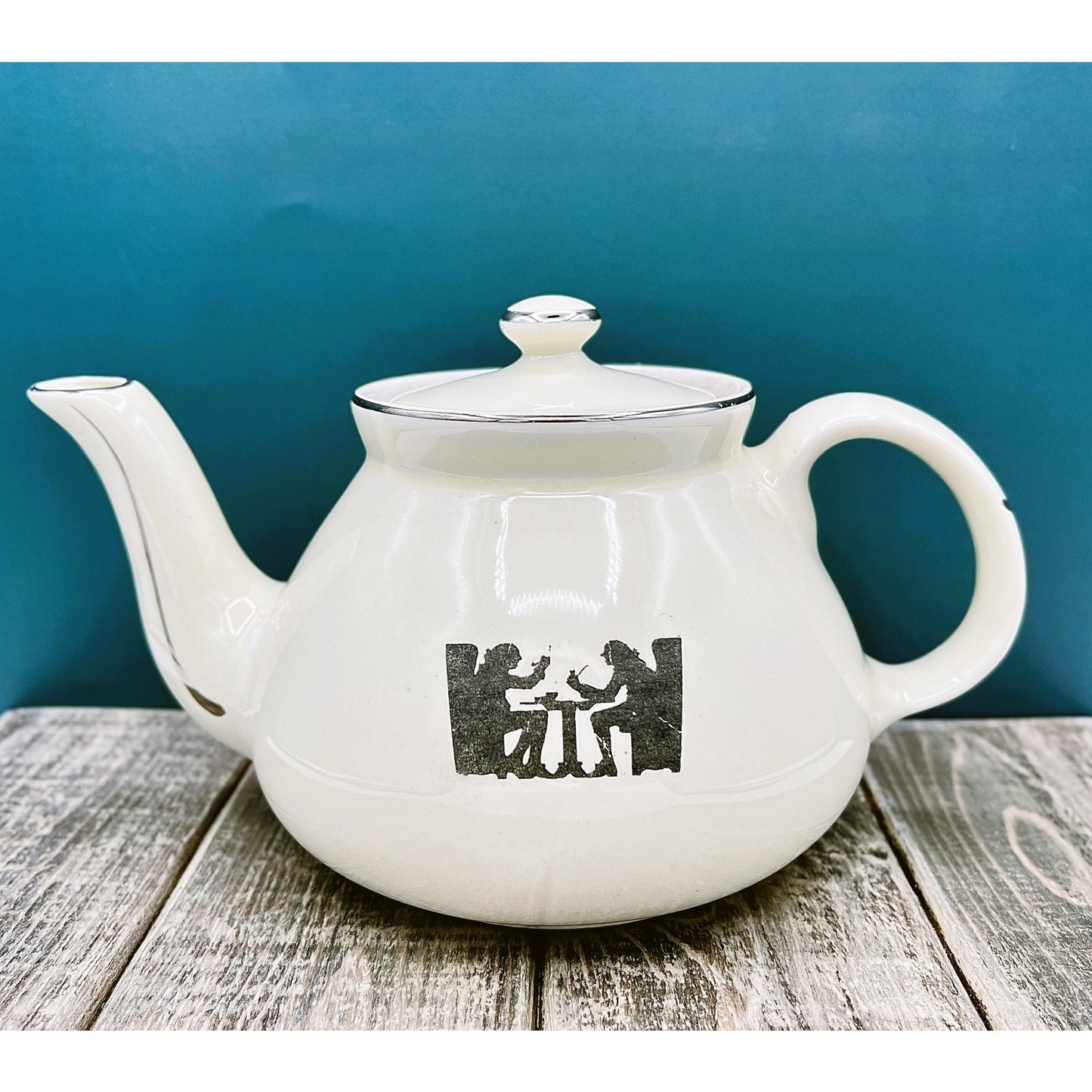 Vintage Hall China Silhouette Streamline Teapot
