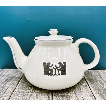 Vintage Hall China Silhouette Streamline Teapot