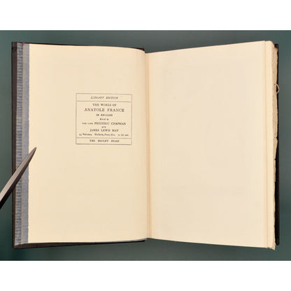 The Gods Are Athirst, by Anatole France, 1927 Illustrated Edition