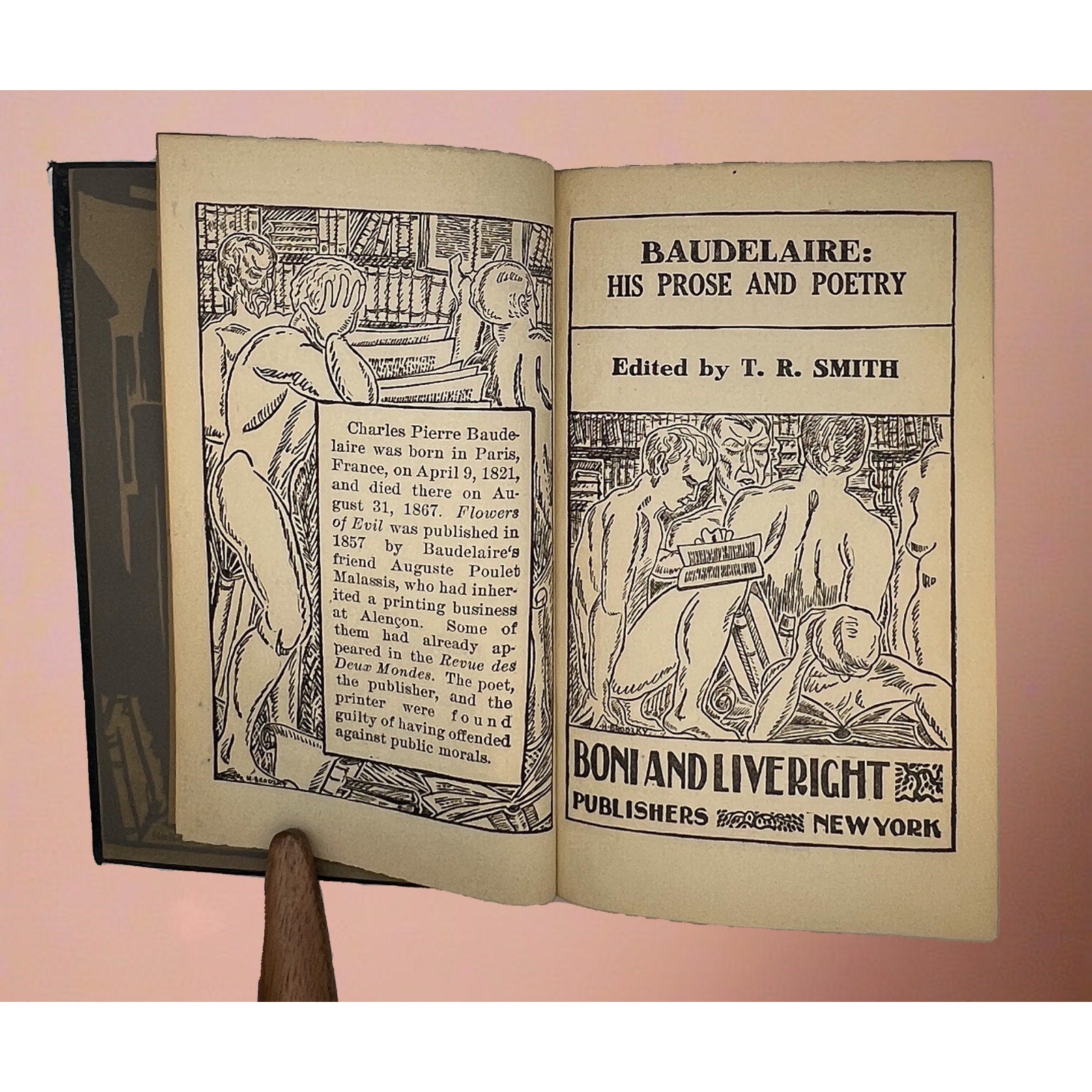 Modern Library 1919 Edition "Baudelaire: His Prose and Poetry"
