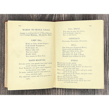 Antique Military Books: "Armament and History" & "Complete Instructive Manual for the Bugle, Trumpet, and Drum"