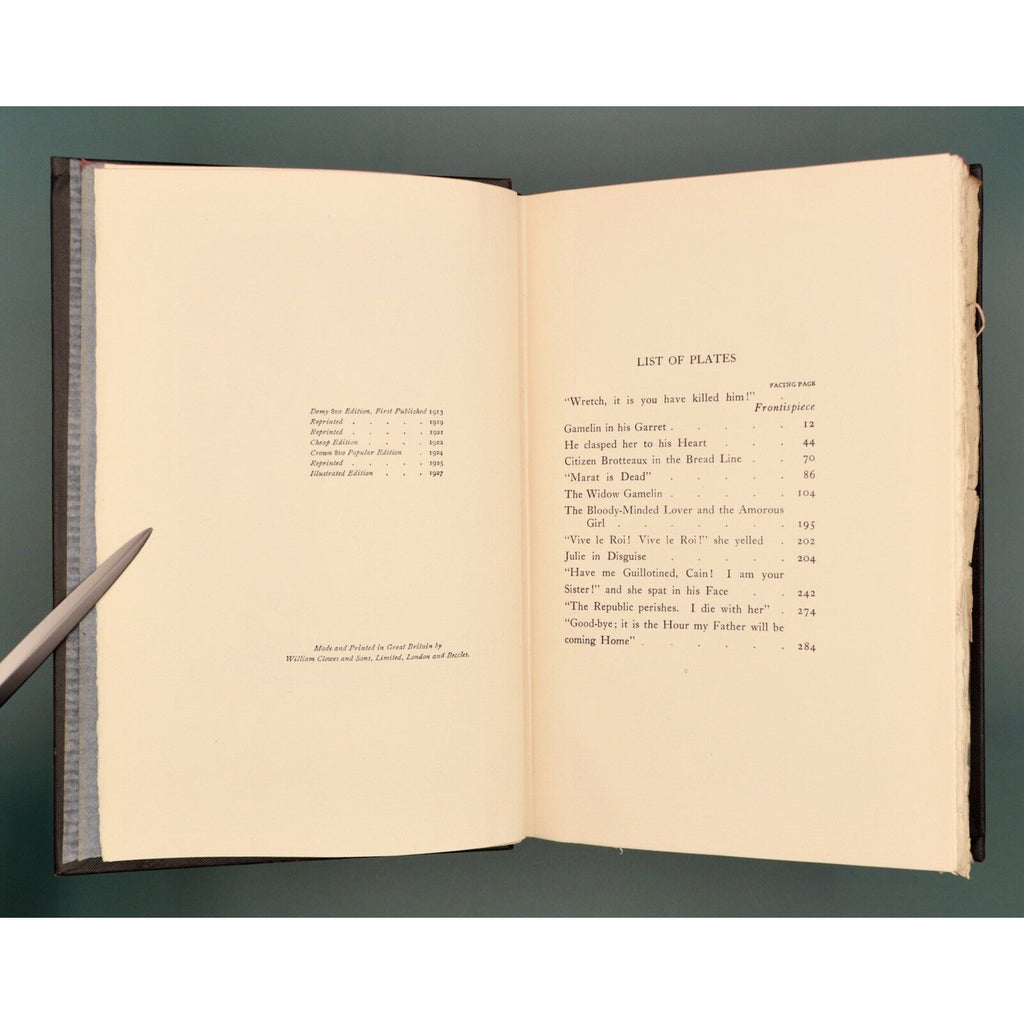 The Gods Are Athirst, by Anatole France, 1927 Illustrated Edition