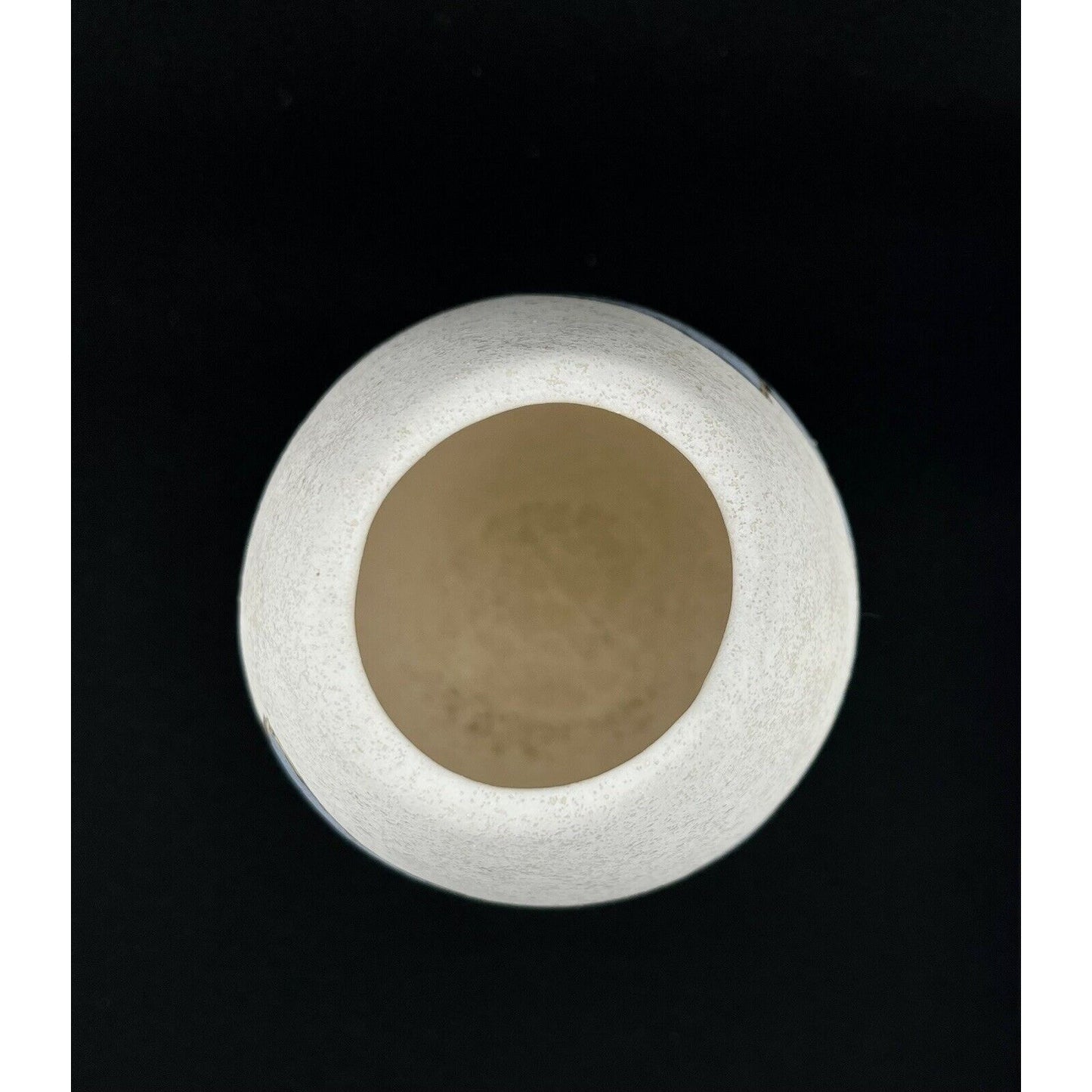 Hand Thrown Southwestern Style Art Pottery 10" Lantern w/ Cutouts & Gold Trim