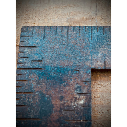 Vintage "A Framing Guide & Steel Square" by Sigmon with Sargent 12” x 8” Square