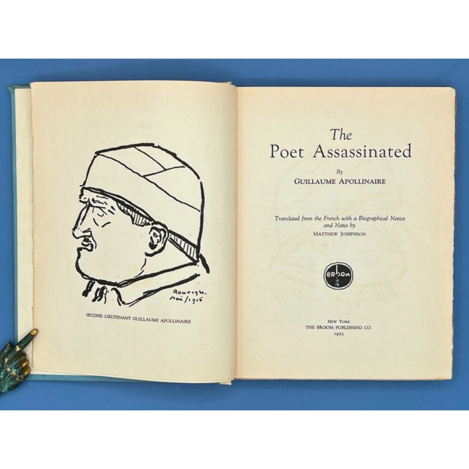 RARE 1923 1st American Ed. "The Poet Assassinated" by Guillaume Apollinaire (Ltd. Ed. #260/1250)