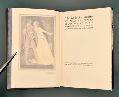 The Gods Are Athirst, by Anatole France, 1927 Illustrated Edition - That’s My JAmm