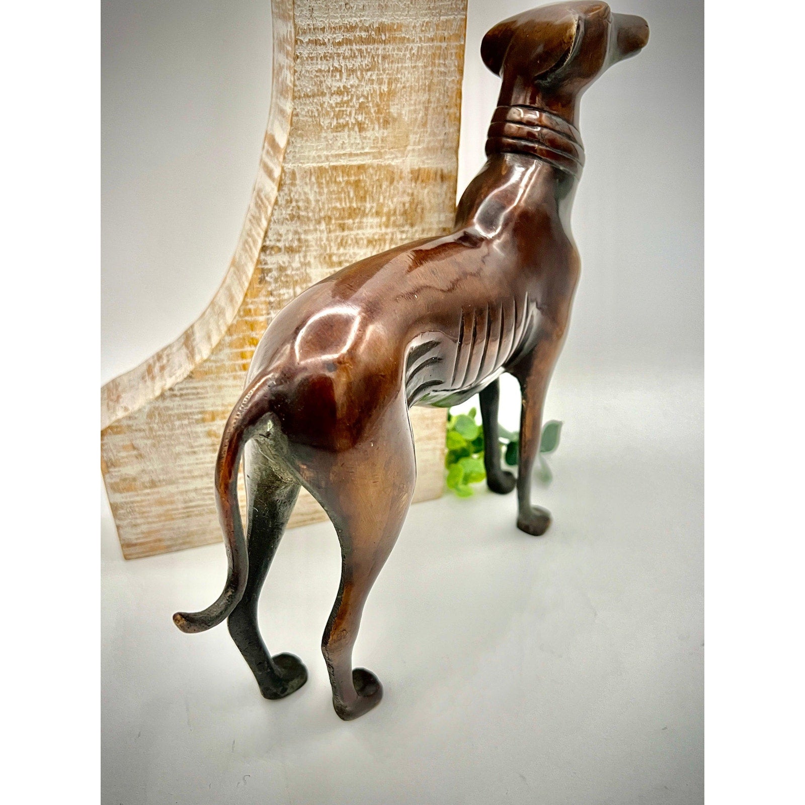 Bronze Vintage Greyhound Figurine